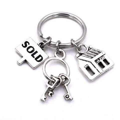 Porte-clé maison immobilier