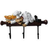 porte clé mural chef cuisinier
