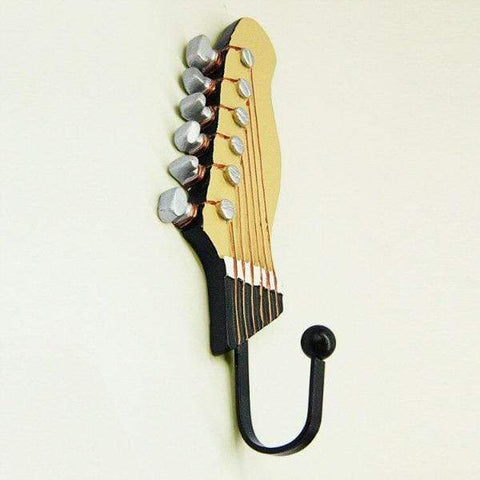 porte-clé mural guitare