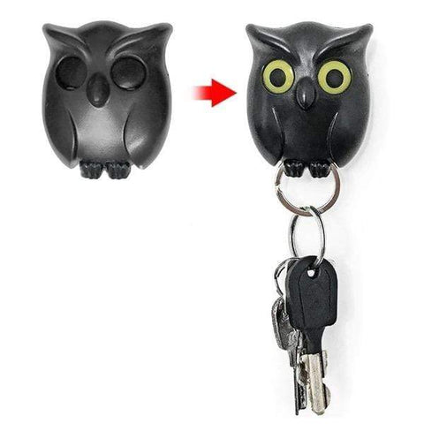Porte clé mural hibou