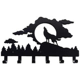 Porte clé mural loup