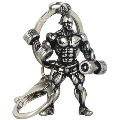 Porte-clés de gym 3 pièces Porte-clés haltères de fitness pour père Porte-clés de gym 3 pièces Porte-clés haltères de fitness pour père