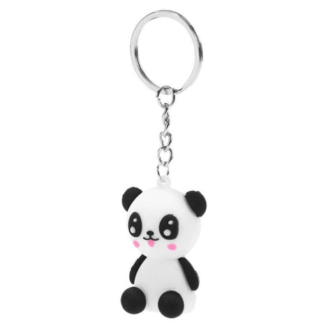 porte clé panda heureux