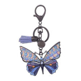 porte-clef papillon coloré