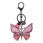 porte-clés papillon coloré