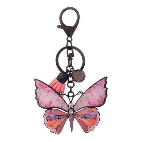porte-clés papillon coloré