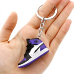 Porte clé sneakers 3D violet