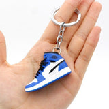 Porte clé sneakers 3D bleu