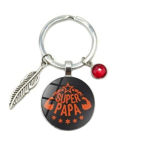 porte cle super papa