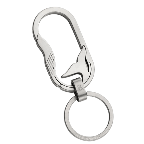 Porte clé titane homme