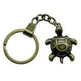 Porte clé tortue rétro