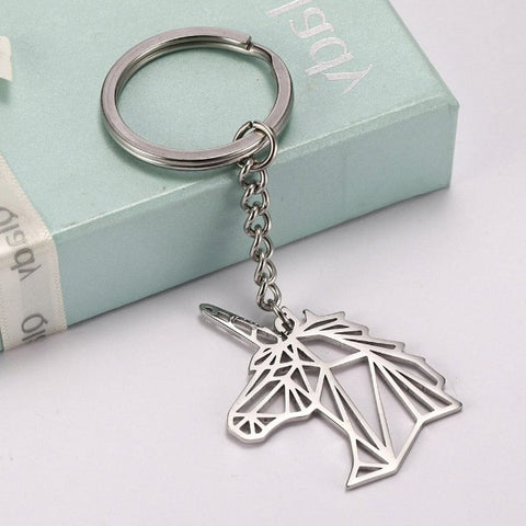 porte clef licorne origami
